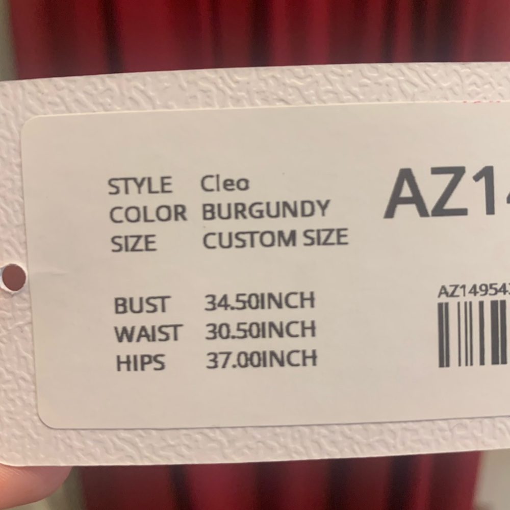 AZAZIE Cleo burgundy bridesmaid dress - Picture 4 of 4